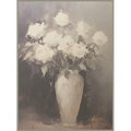 Vintage Roses Hairlined Framed Print