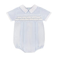 Boys Wave Smocked Romper