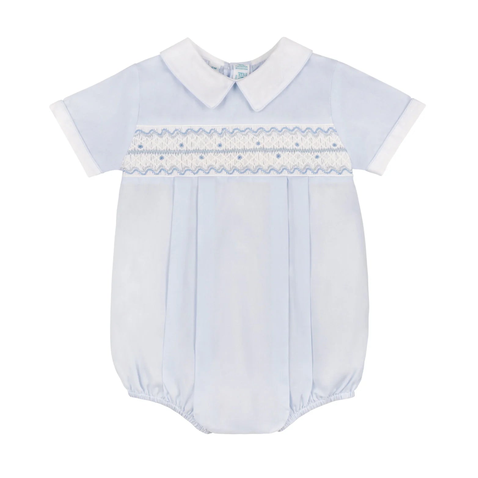 Boys Wave Smocked Romper