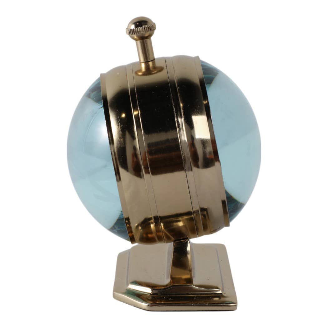 Classic Brass Roman Numeral Table Clock