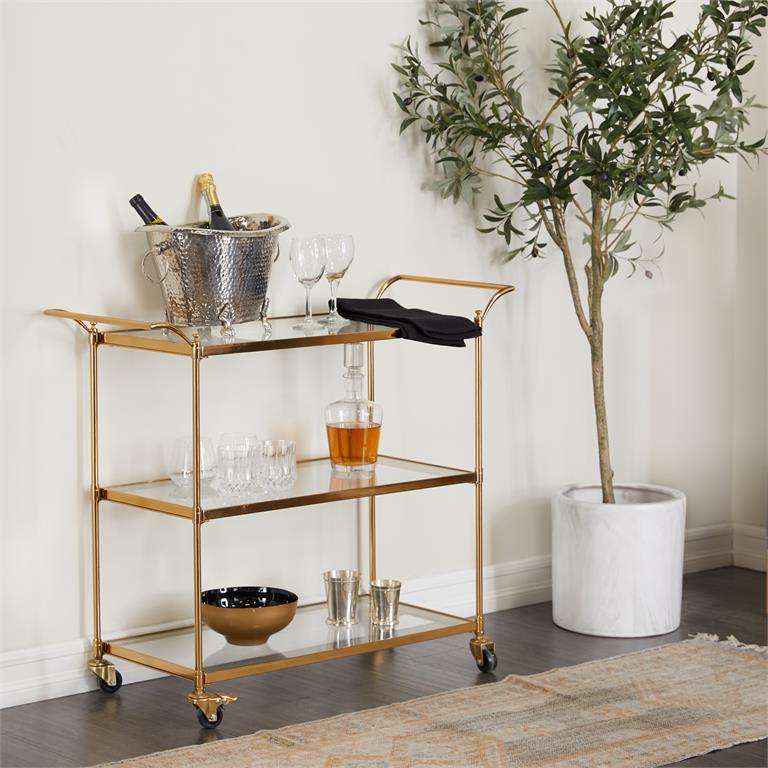 Metal Bar Cart