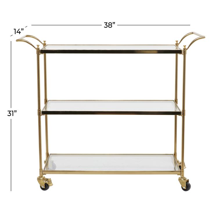 Metal Bar Cart