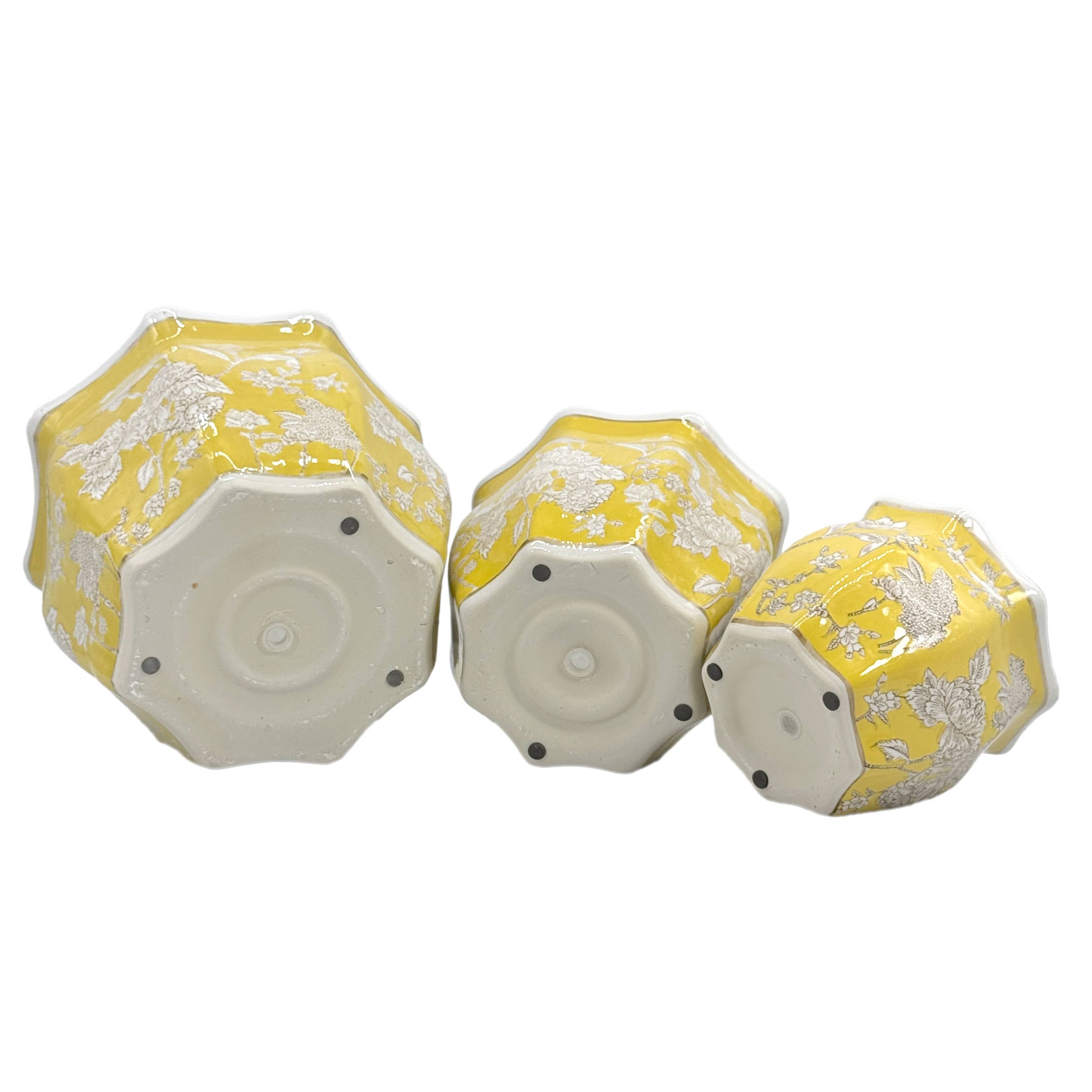 Ceramic Chinoiserie Planter Pots