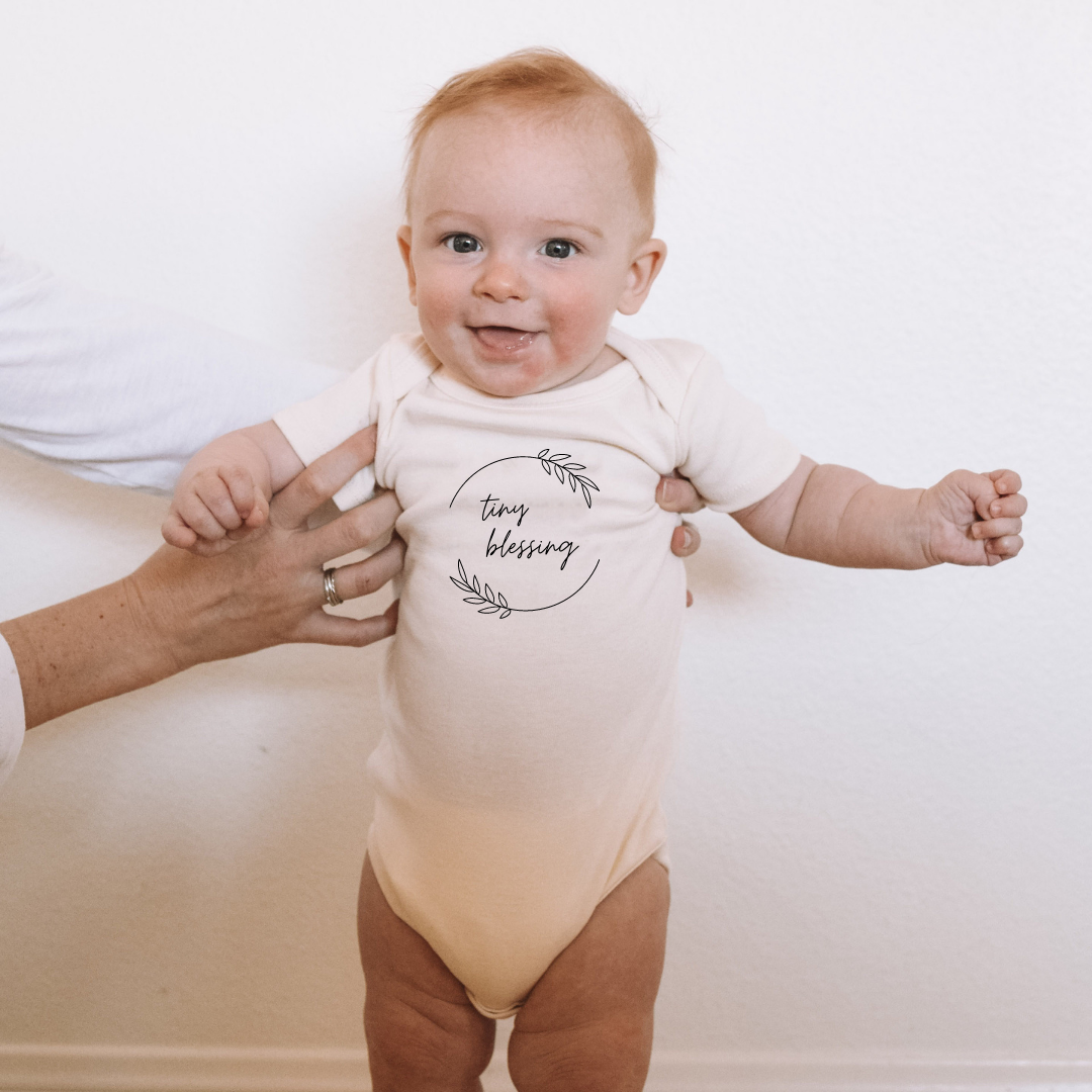 Tiny Blessing Organic Cotton Bodysuit | Short Sleeve