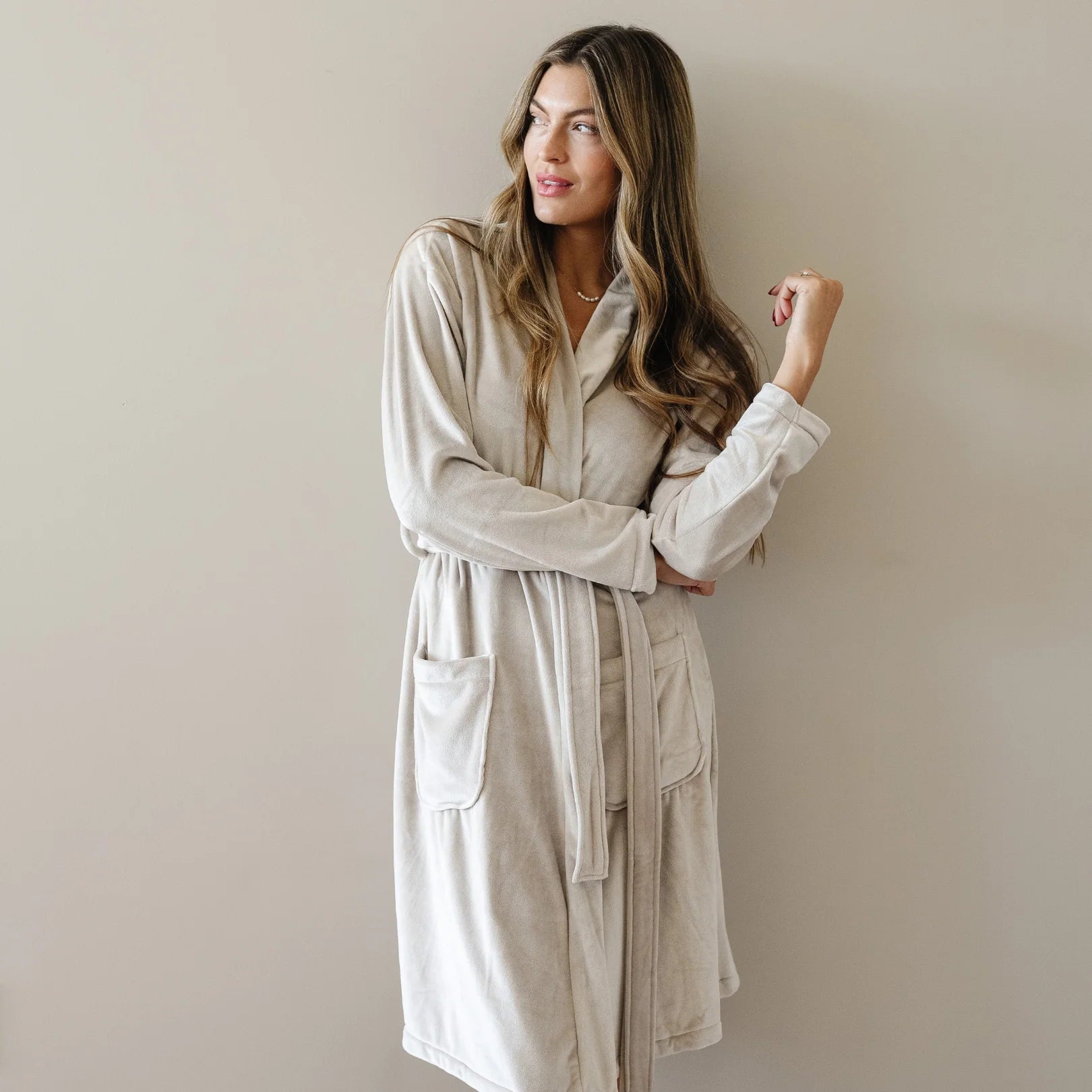 Saranoni Minky Stretch Luxe Robe