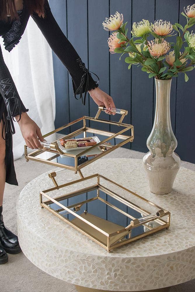 Decorative Mirrored Trays