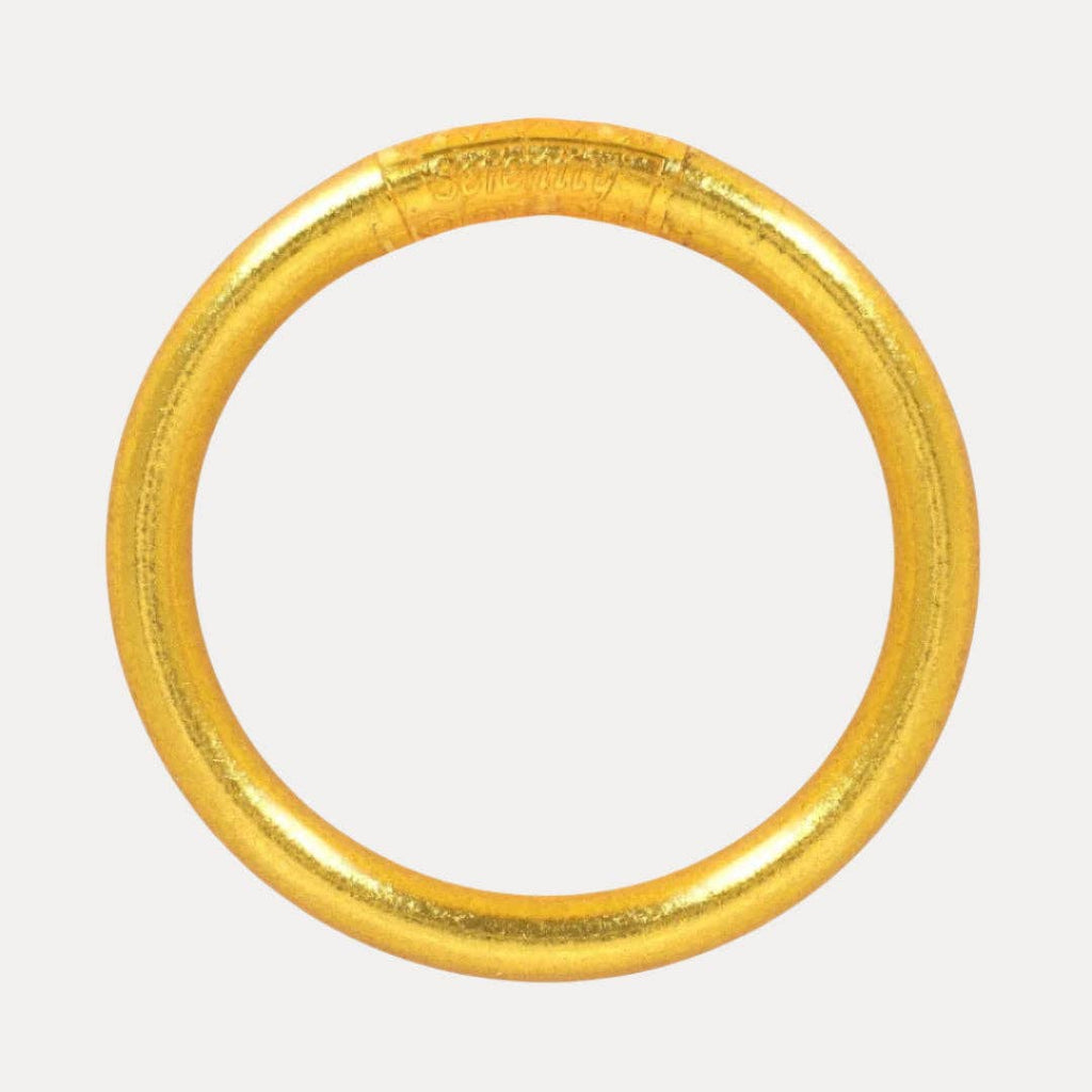 Gold Tzubbie All Weather Bangle® (AWB®) - Serenity Prayer