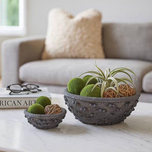 Black Terracotta Knobby Knot Bowls, 2 sizes | Bridal Shower Lieza Klein & Dylan Robbins