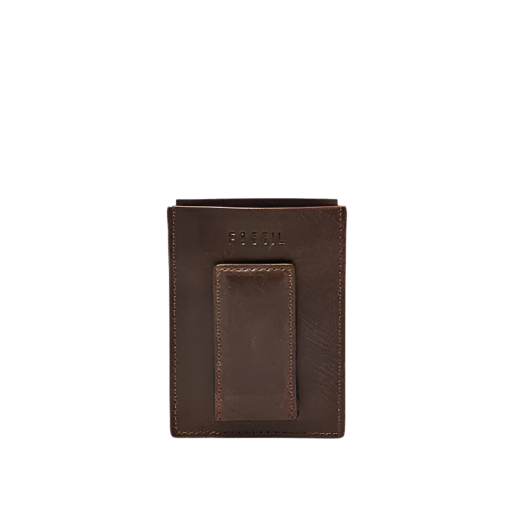 Derrick Leather RFID Magnetic Card Case Wallet