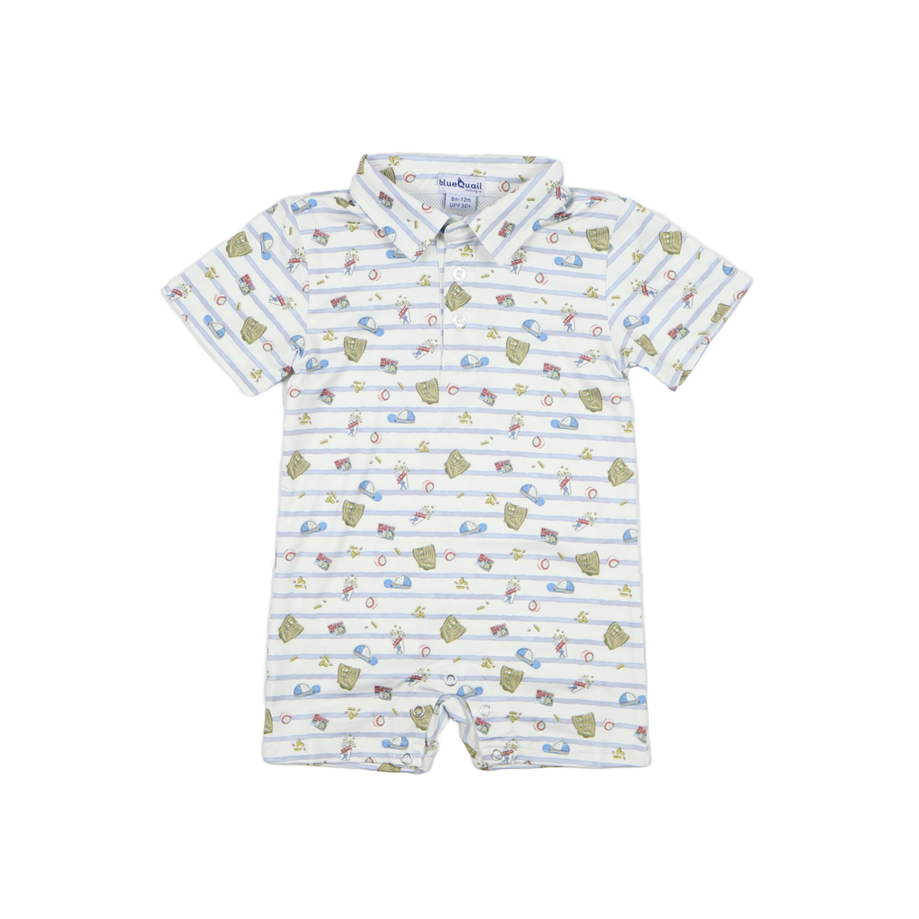 Performance Polo Romper | Baby Shower Brynna Birdwell-Talavera