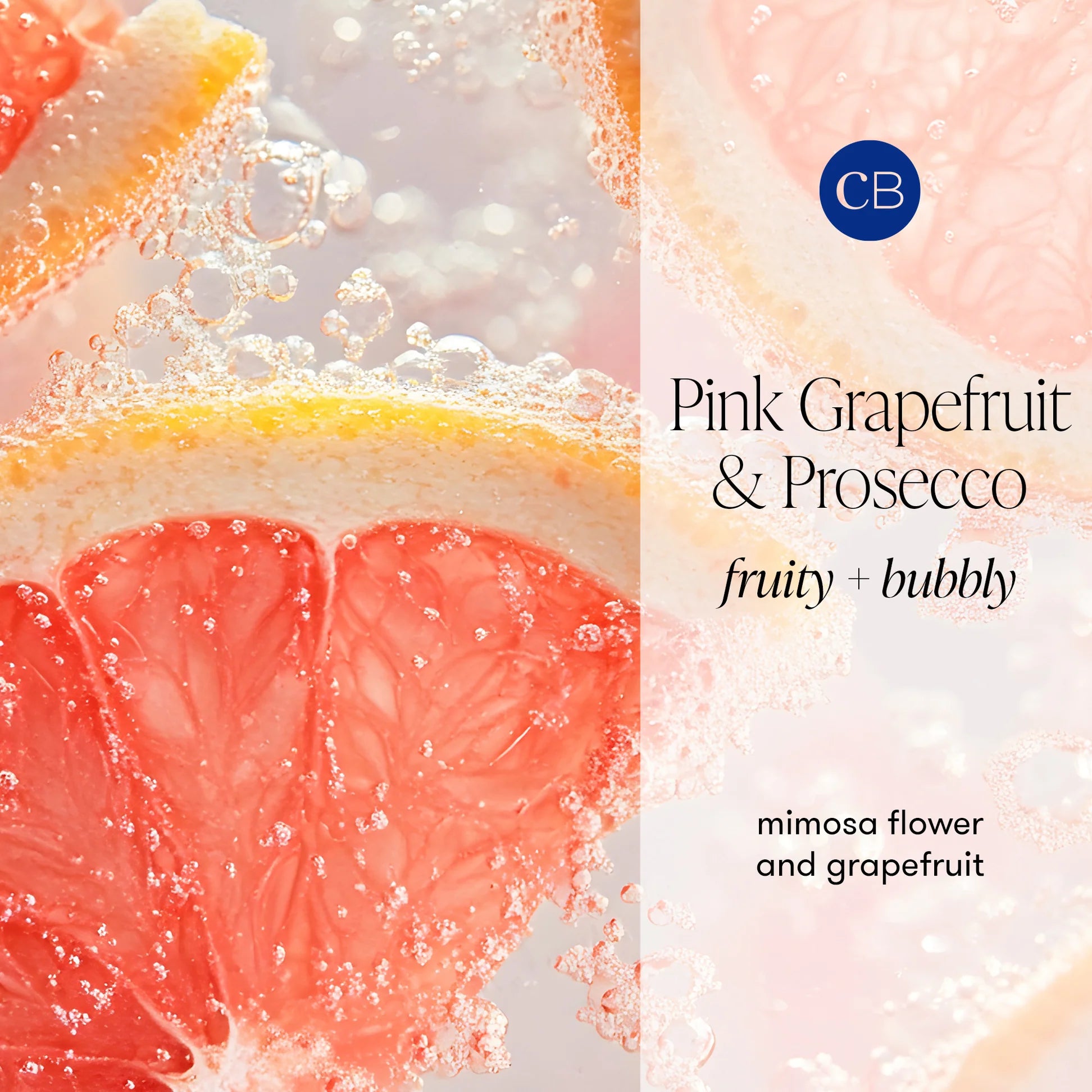 Pink Grapefruit & Prosecco Locked in Love Signature Candle, 19oz