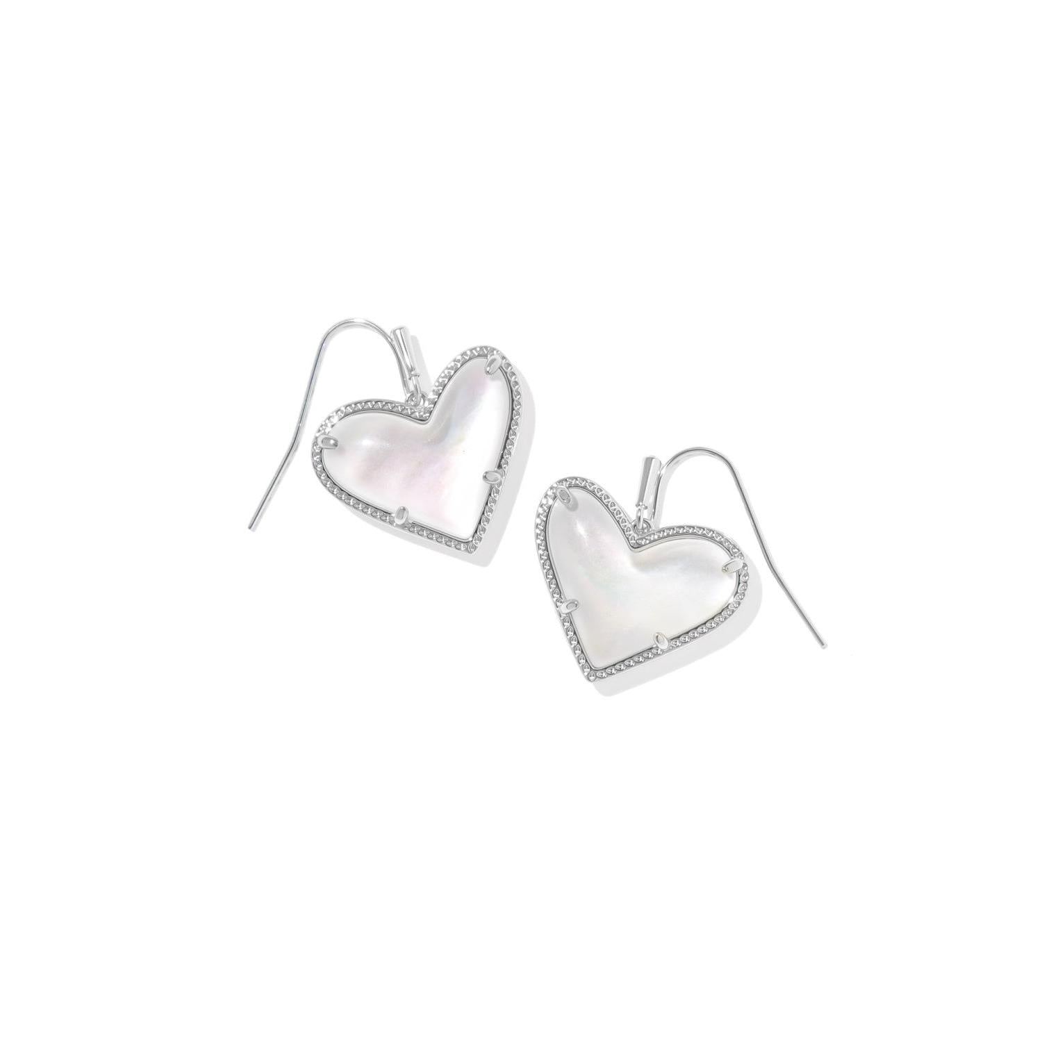 Ari Heart Statement Drop Earrings