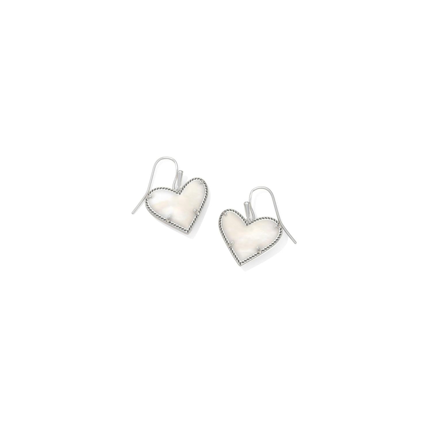 Ari Heart Statement Drop Earrings