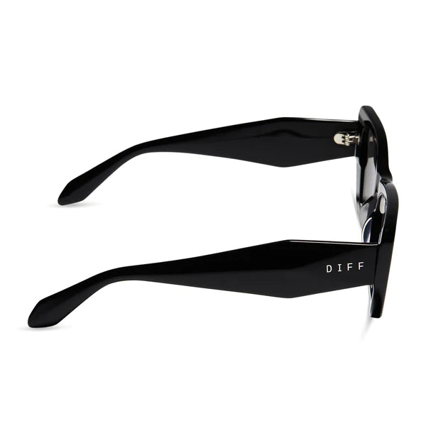 DIFF EYEWEAR Aura Black + Grey Gradient