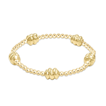 enewton admire gold 3mm bead bracelet, gold