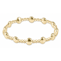 enewton honesty gold sincerity pattern 6mm bead bracelet