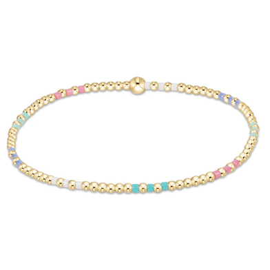 enewton hope joy pattern 2mm bead bracelet, hot mess ss25
