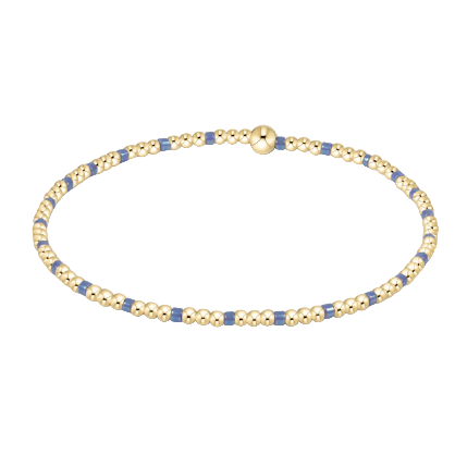 enewton hope sincerity pattern 2mm bead bracelet, bright blue