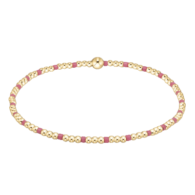 enewton hope sincerity pattern 2mm bead bracelet, bright pink
