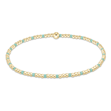 enewton hope sincerity pattern 2mm bead bracelet, mint