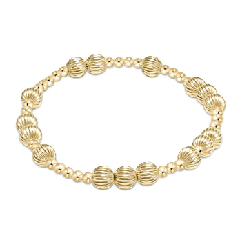 enewton hope unwritten dignity 6mm bead bracelet, gold