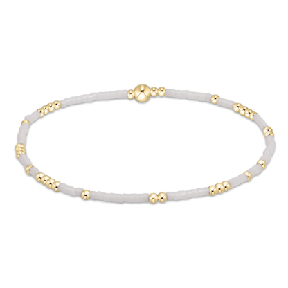 enewton hope unwritten bracelet, white