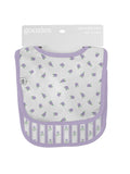 Bib Set, Lilac Buds