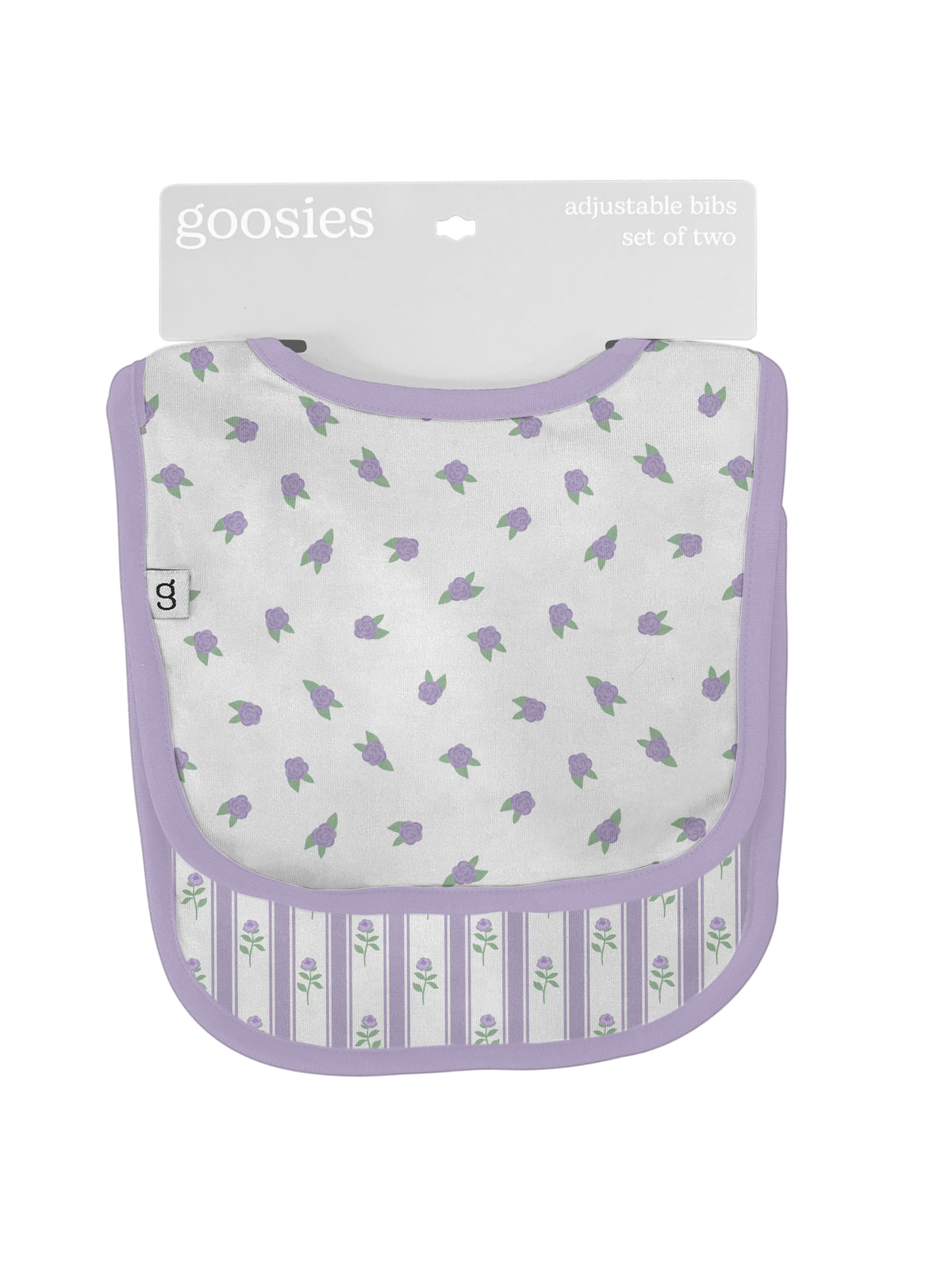 Bib Set, Lilac Buds