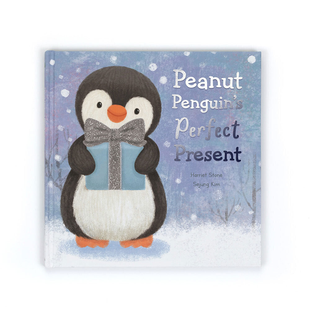 Jellycat Peanut Penguin’s Perfect Present Book