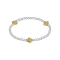 enewton signature cross sterling mixed metal pattern 3mm bead bracelet