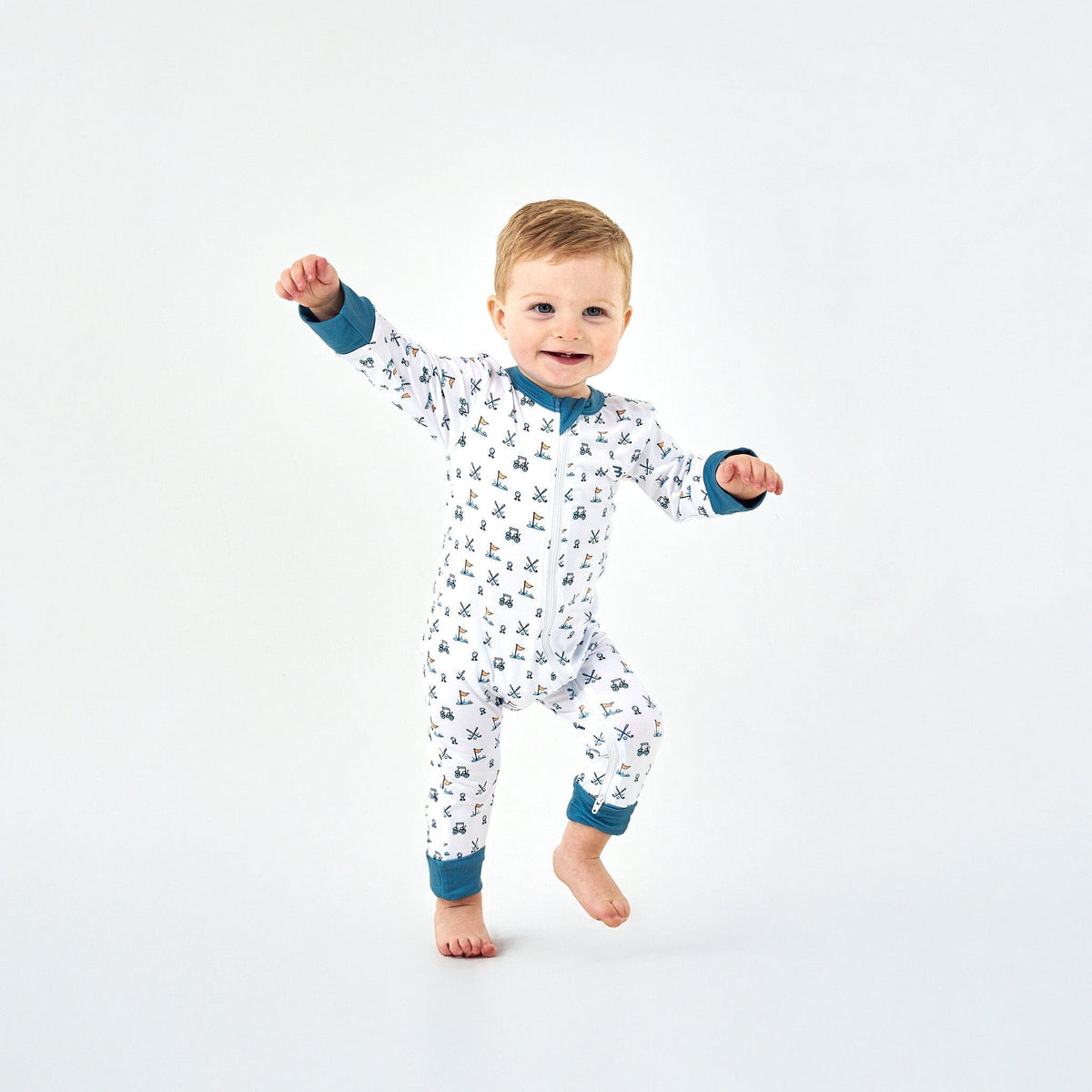 Baby Zip Up, Hole in One | Baby Shower Jaci Adkison