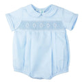 Smocked Embroidered Diamond Creeper
