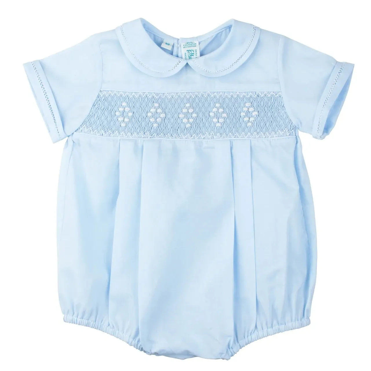 Smocked Embroidered Diamond Creeper