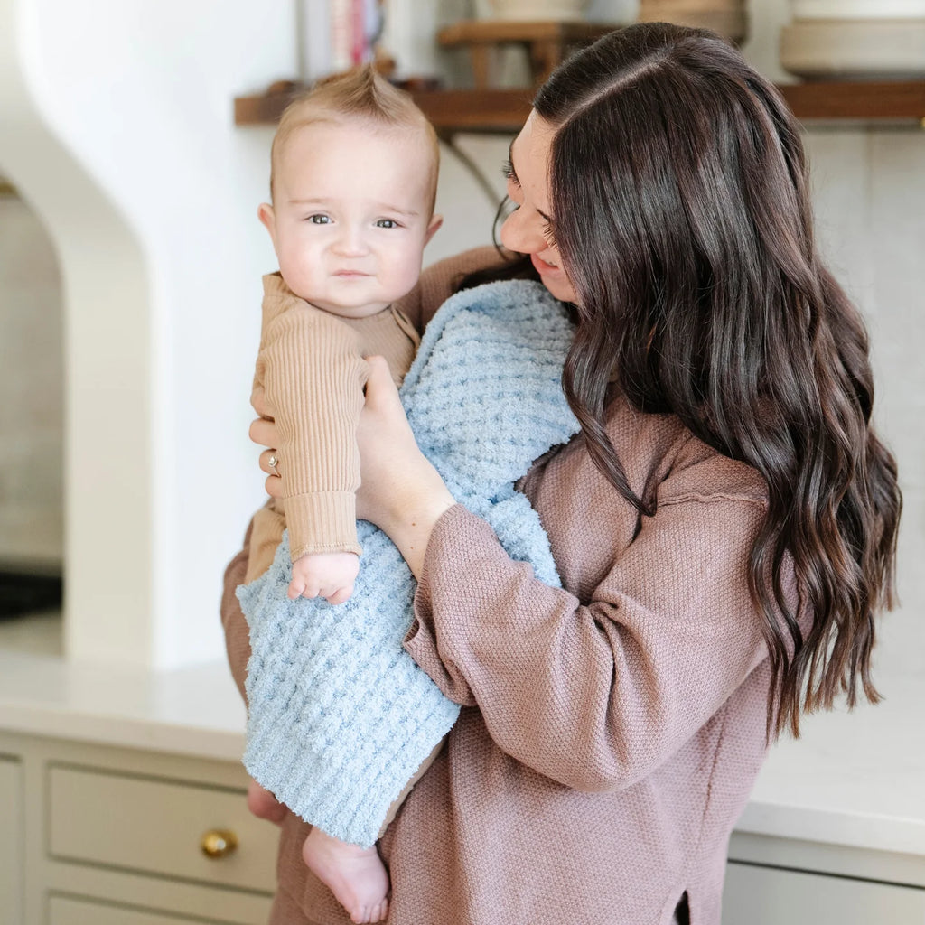Waffle Knit Receiving Blanket | Baby Shower Lanie Jefferson