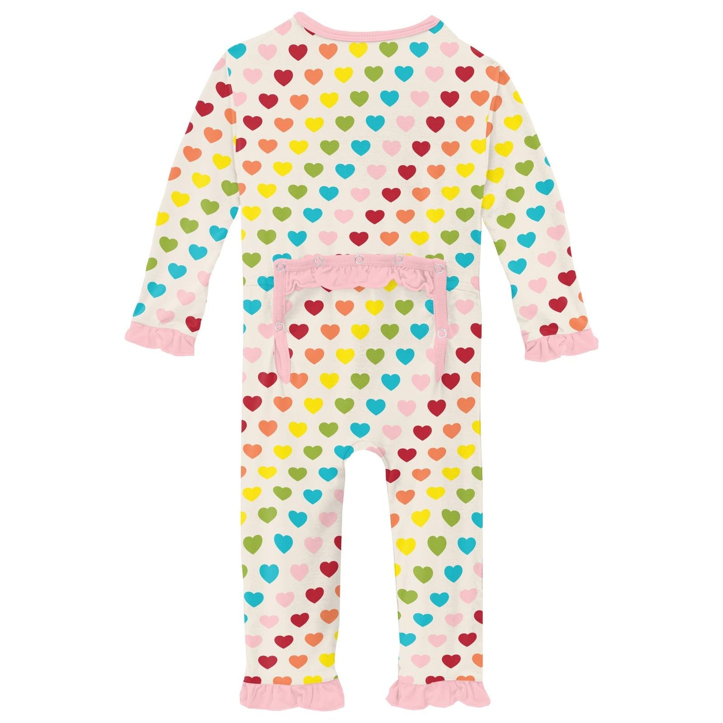 Classic Ruffle Coverall with 2 Way Zipper | Baby Shower Amanda Hughes