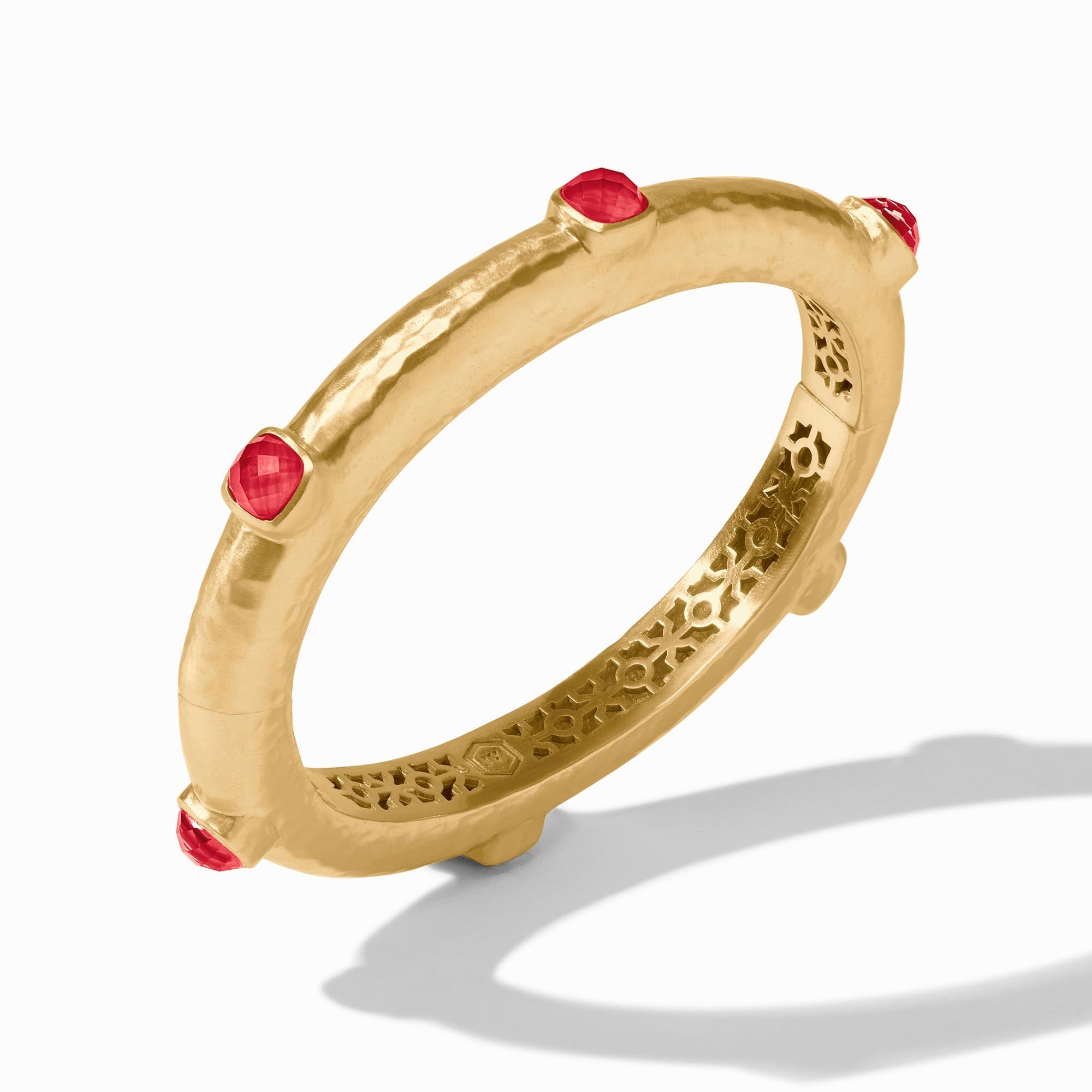 Julie Vos Catalina Stone Hinge Bangle