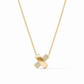 Catalina Pave X Delicate Necklace