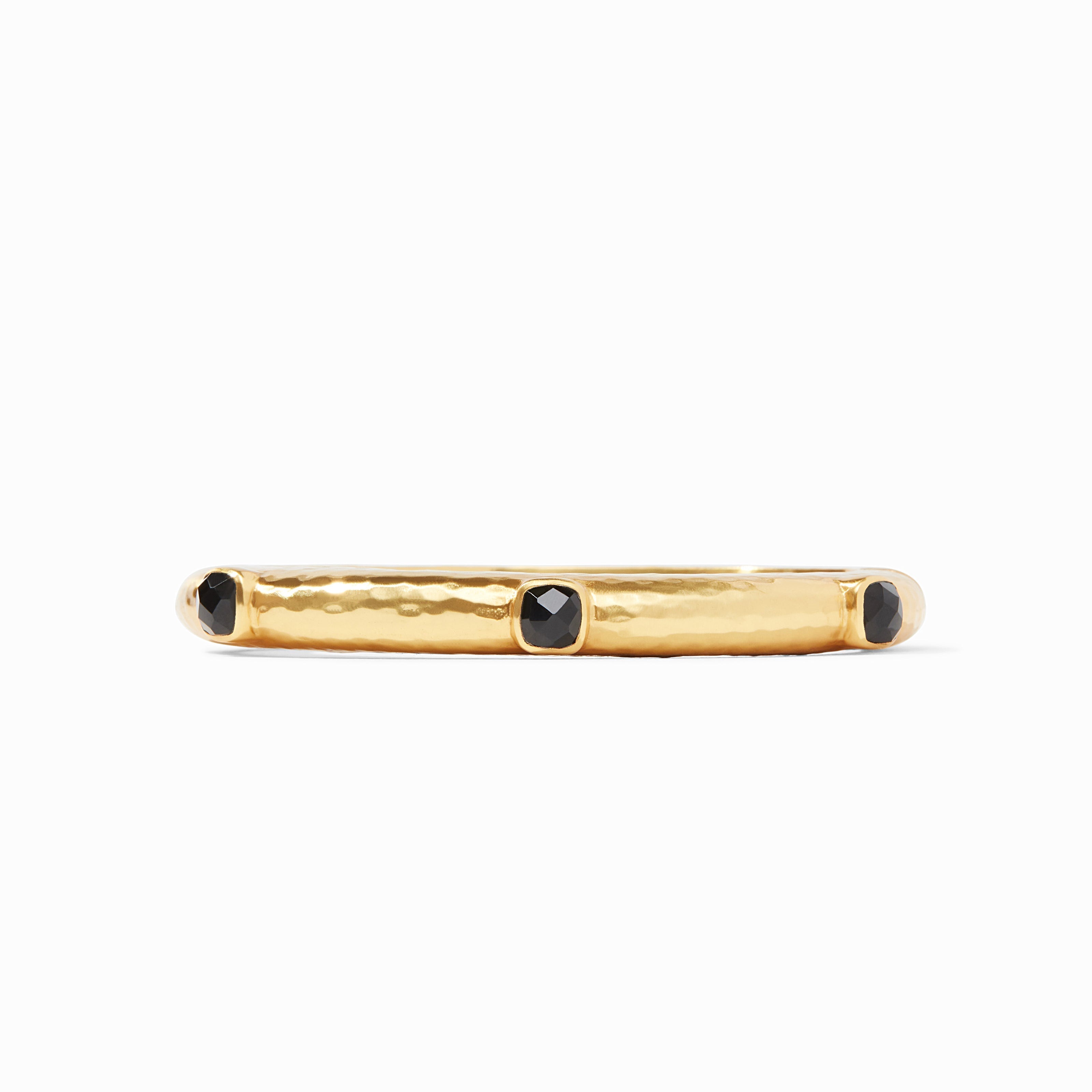 Julie Vos Catalina Stone Hinge Bangle