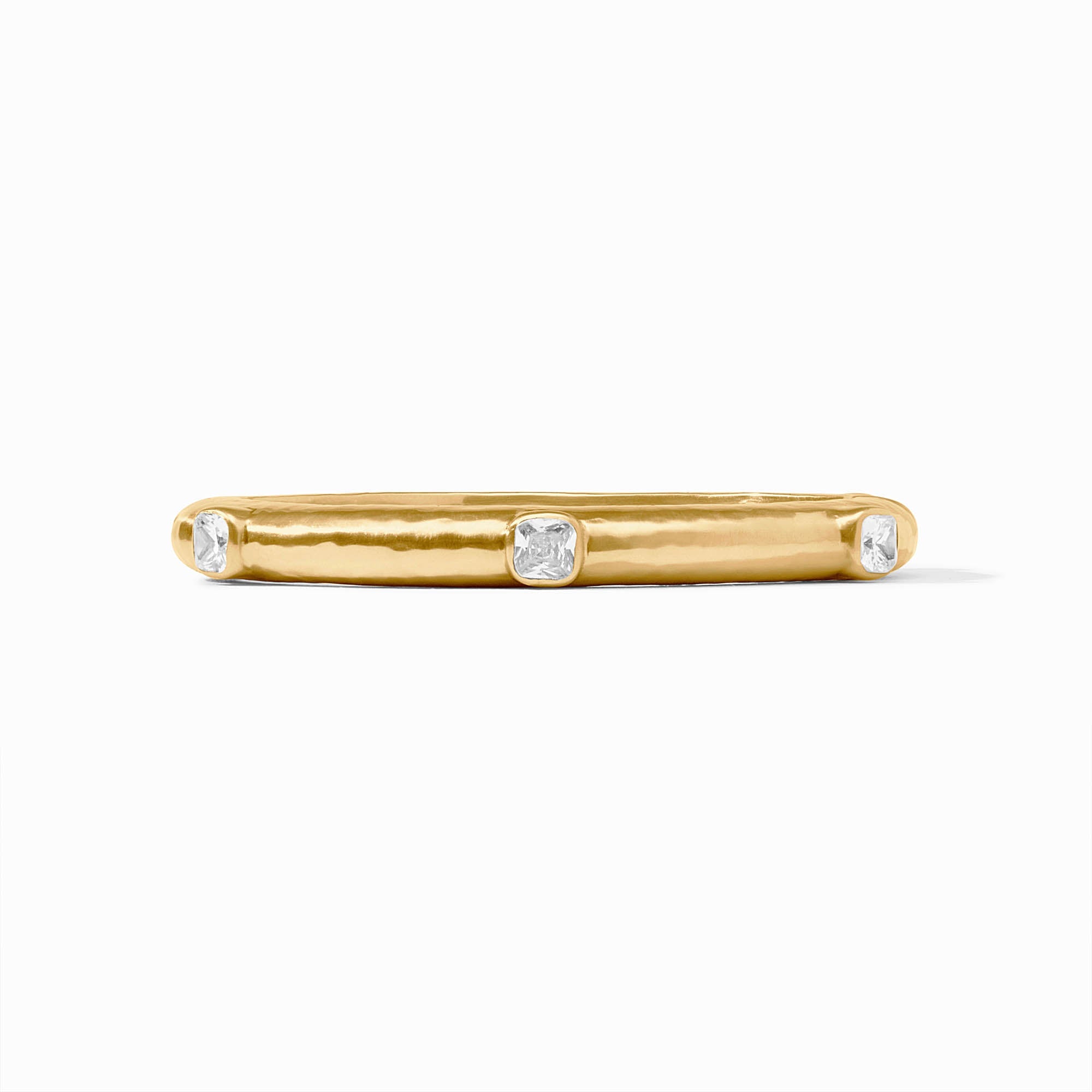 Julie Vos Catalina Stone Hinge Bangle