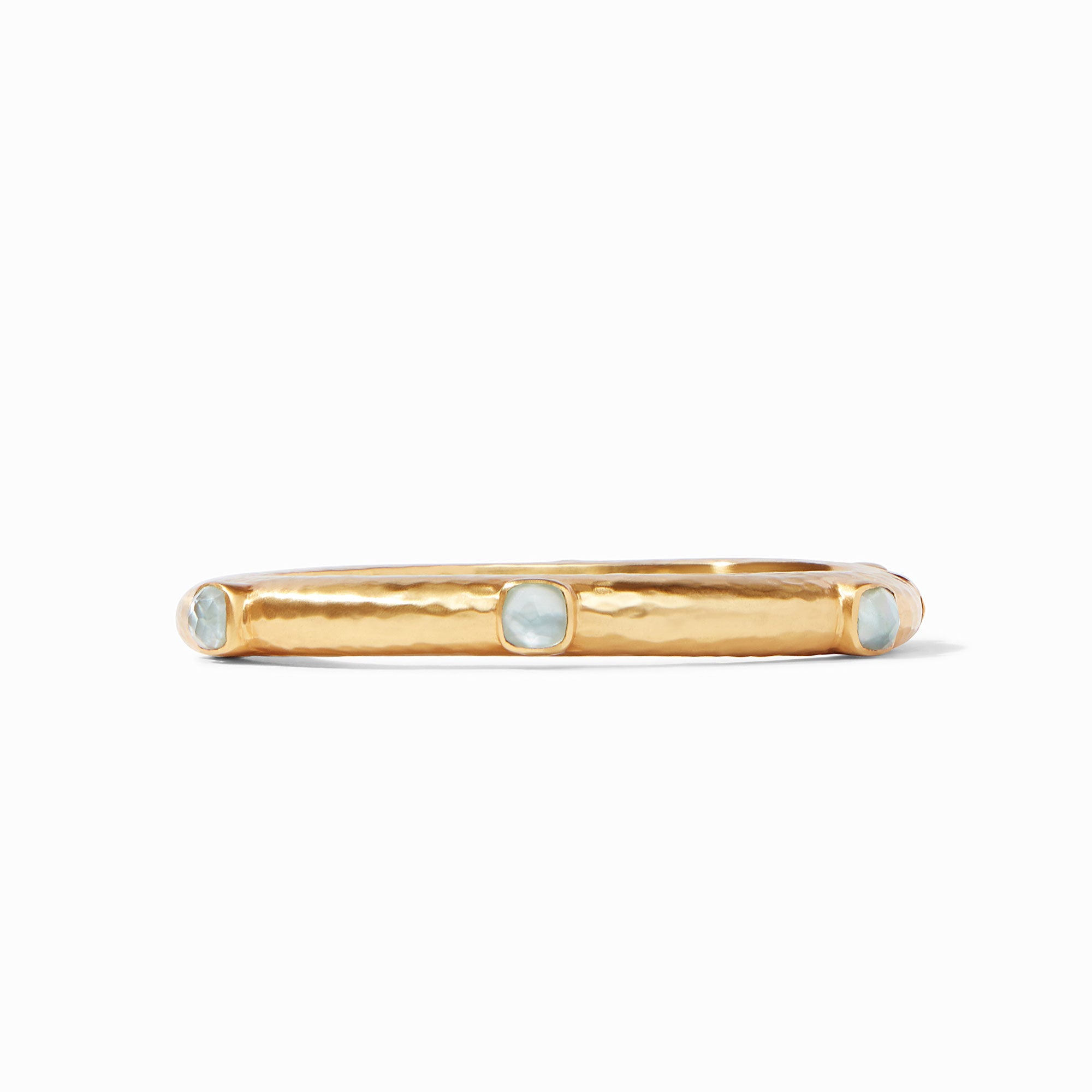 Julie Vos Catalina Stone Hinge Bangle