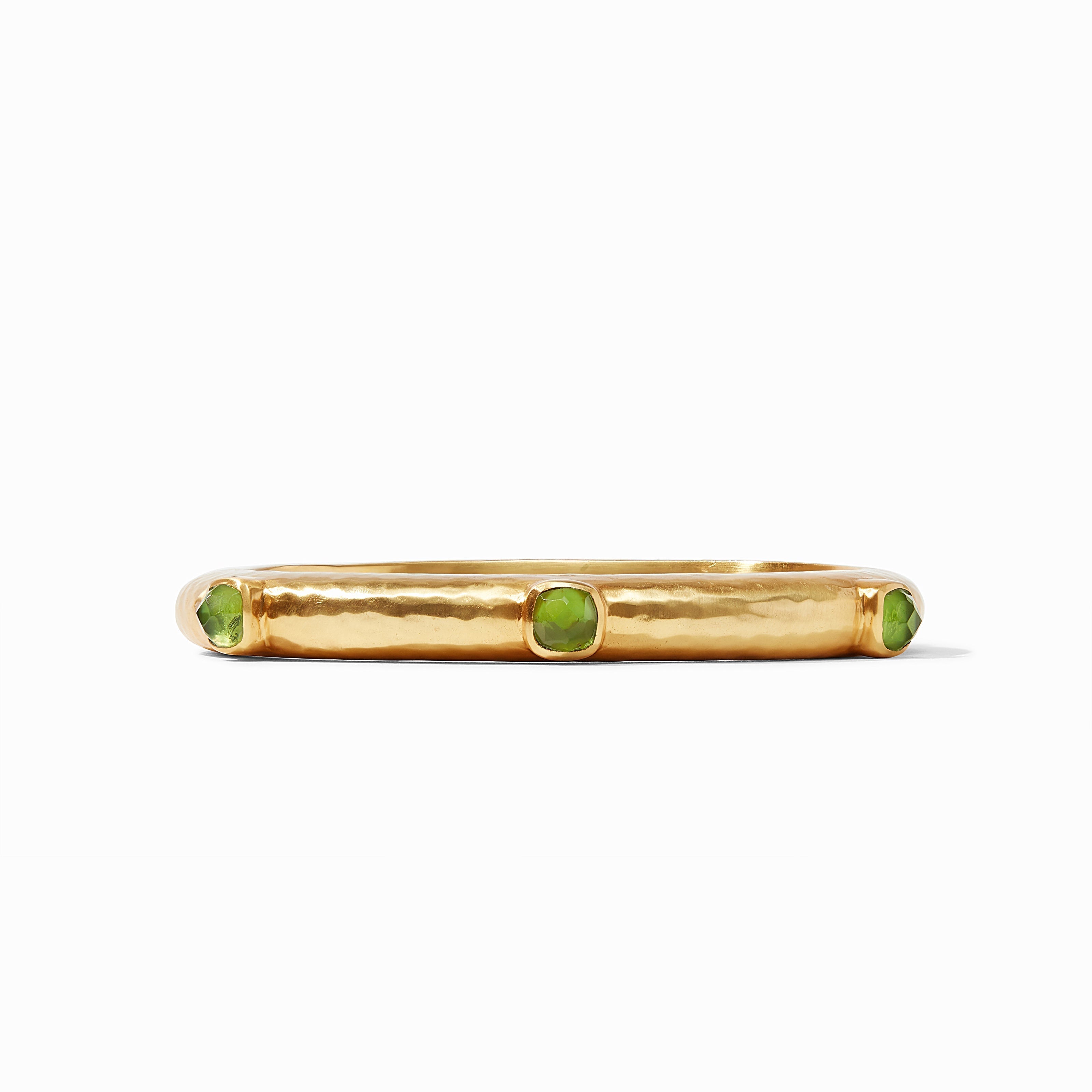 Julie Vos Catalina Stone Hinge Bangle