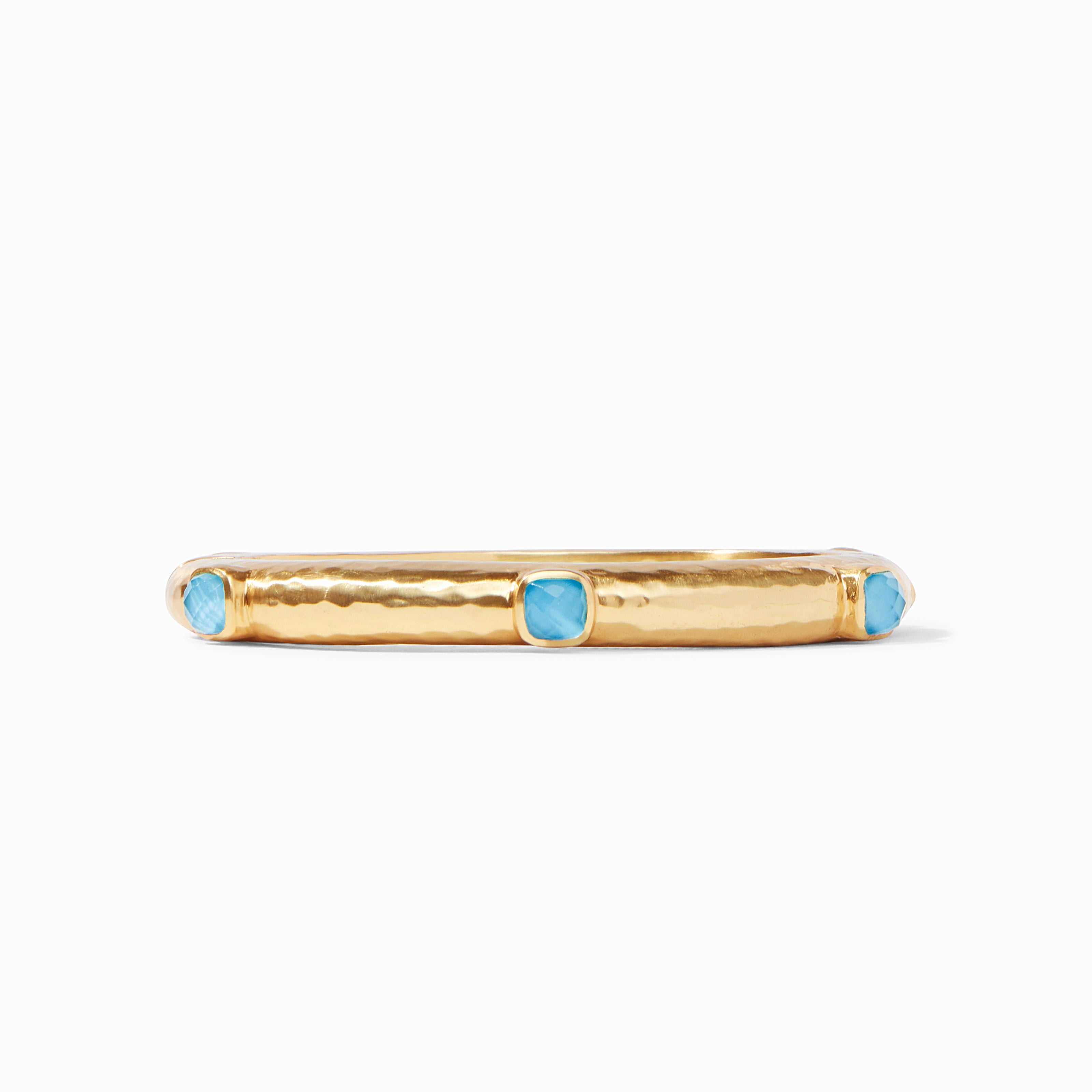 Julie Vos Catalina Stone Hinge Bangle