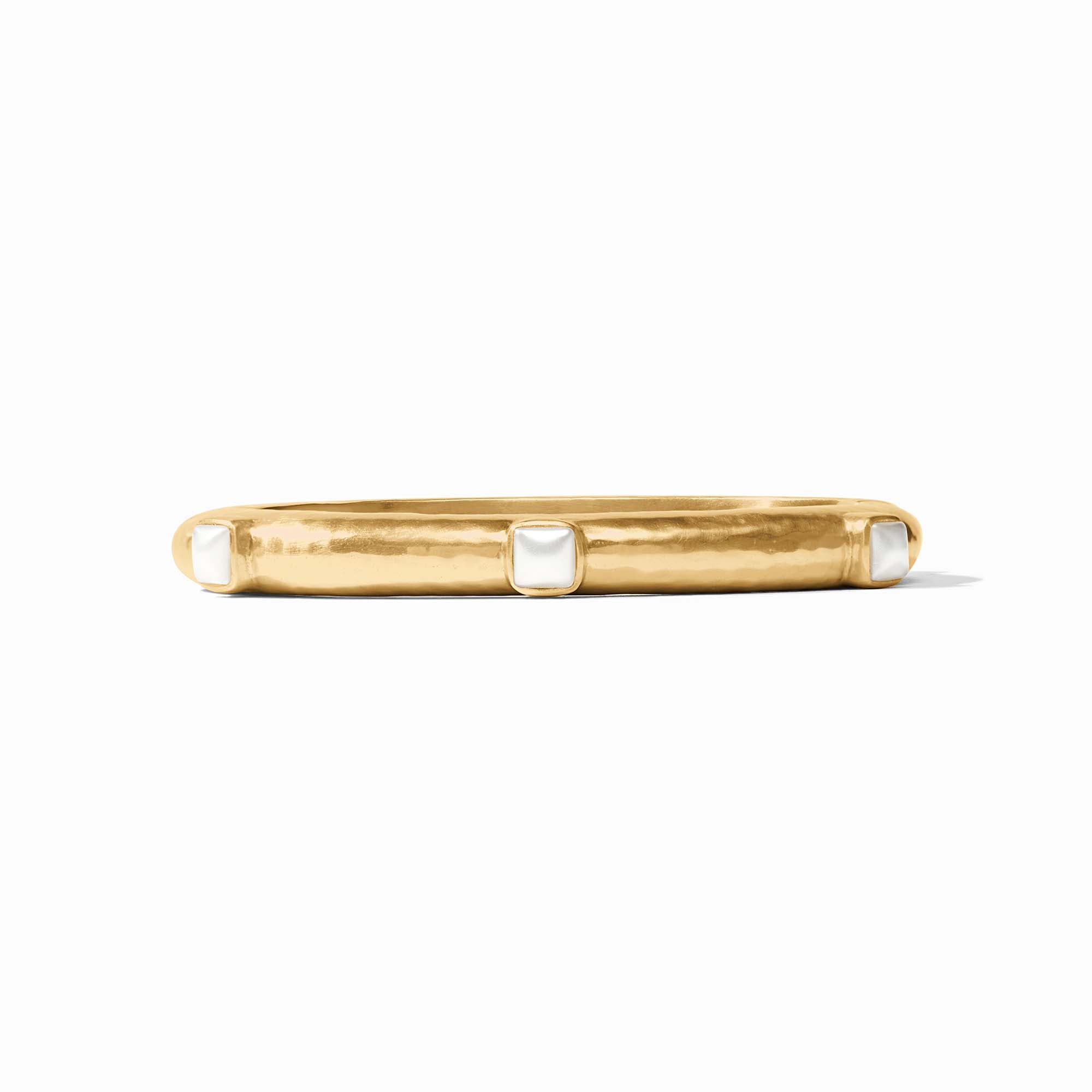 Julie Vos Catalina Stone Hinge Bangle