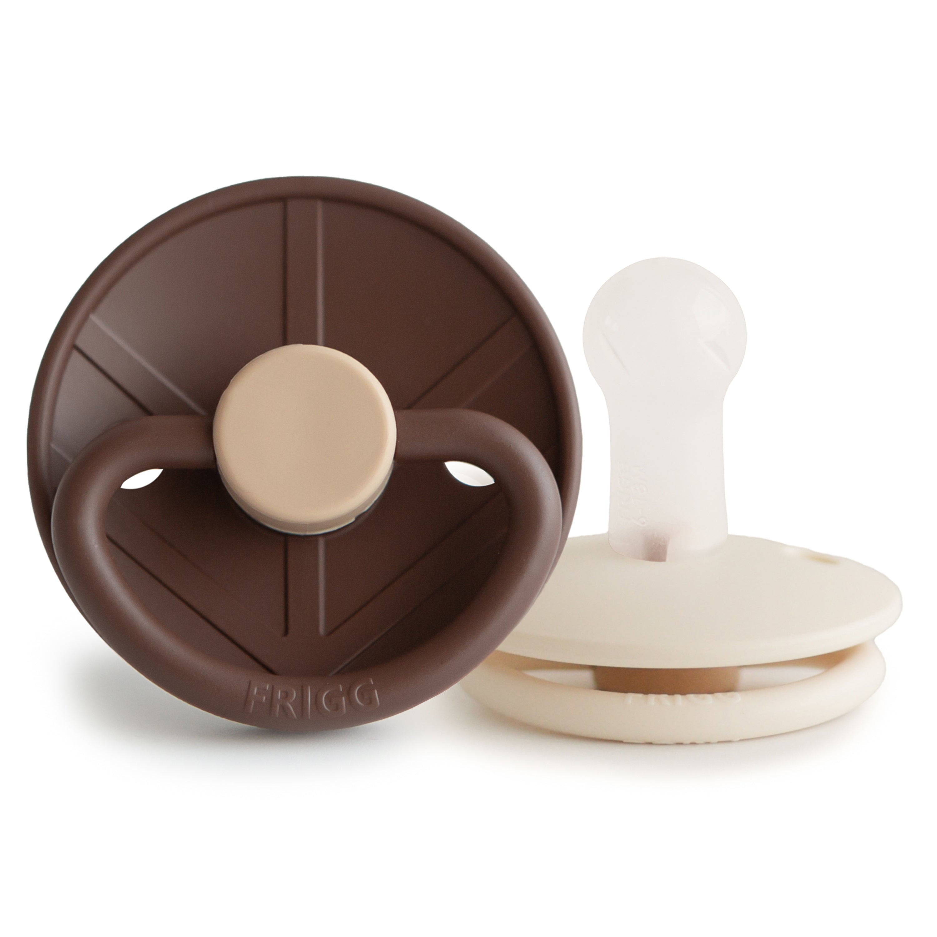 Mushie FRIGG Little Viking Silicone 2-Pack Cocoa/Cream