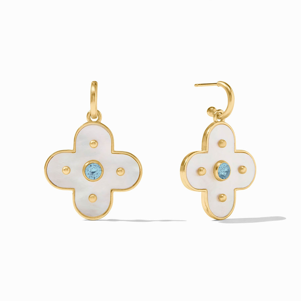 Colette Statement Hoop & Charm Earring