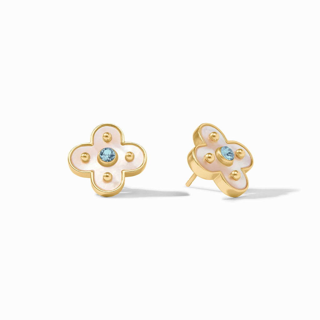 Julie Vos Chalcedony Blue Colette Stud