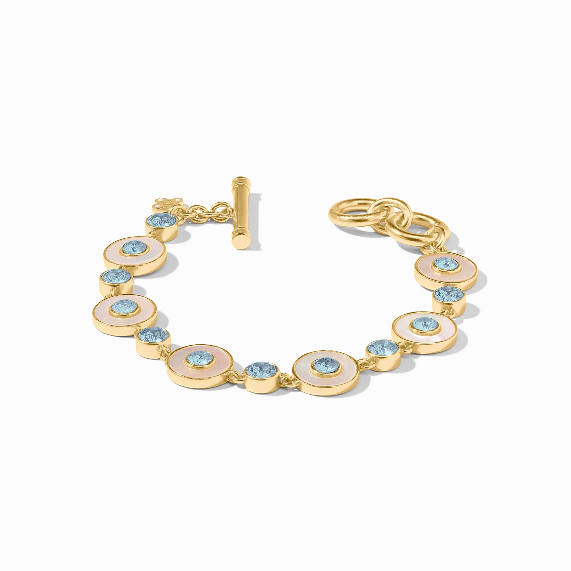 Julie Vos Chalcedony Blue Colette Tennis Bracelet
