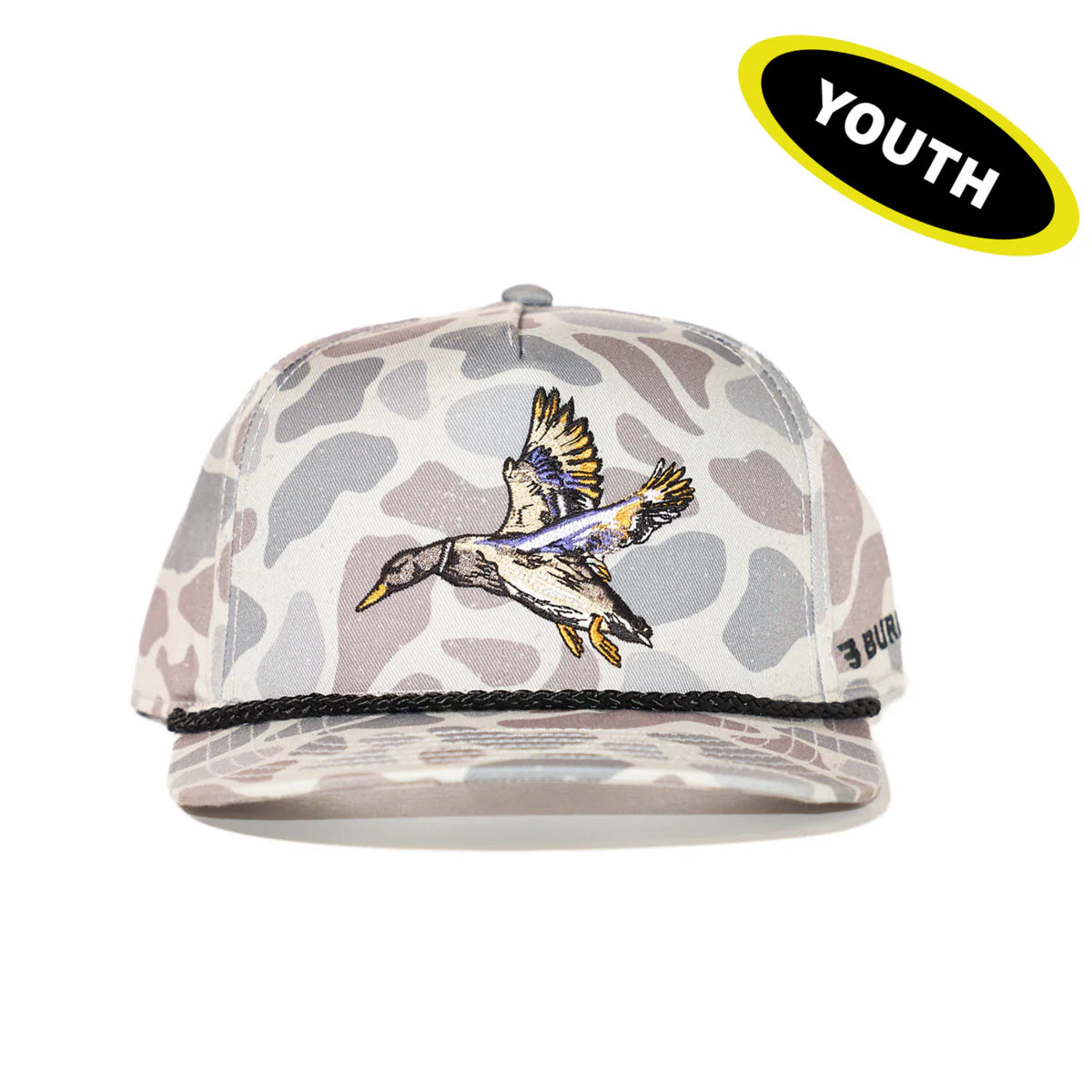 Youth Cap, DIving Mallard, Classic Deer Camo
