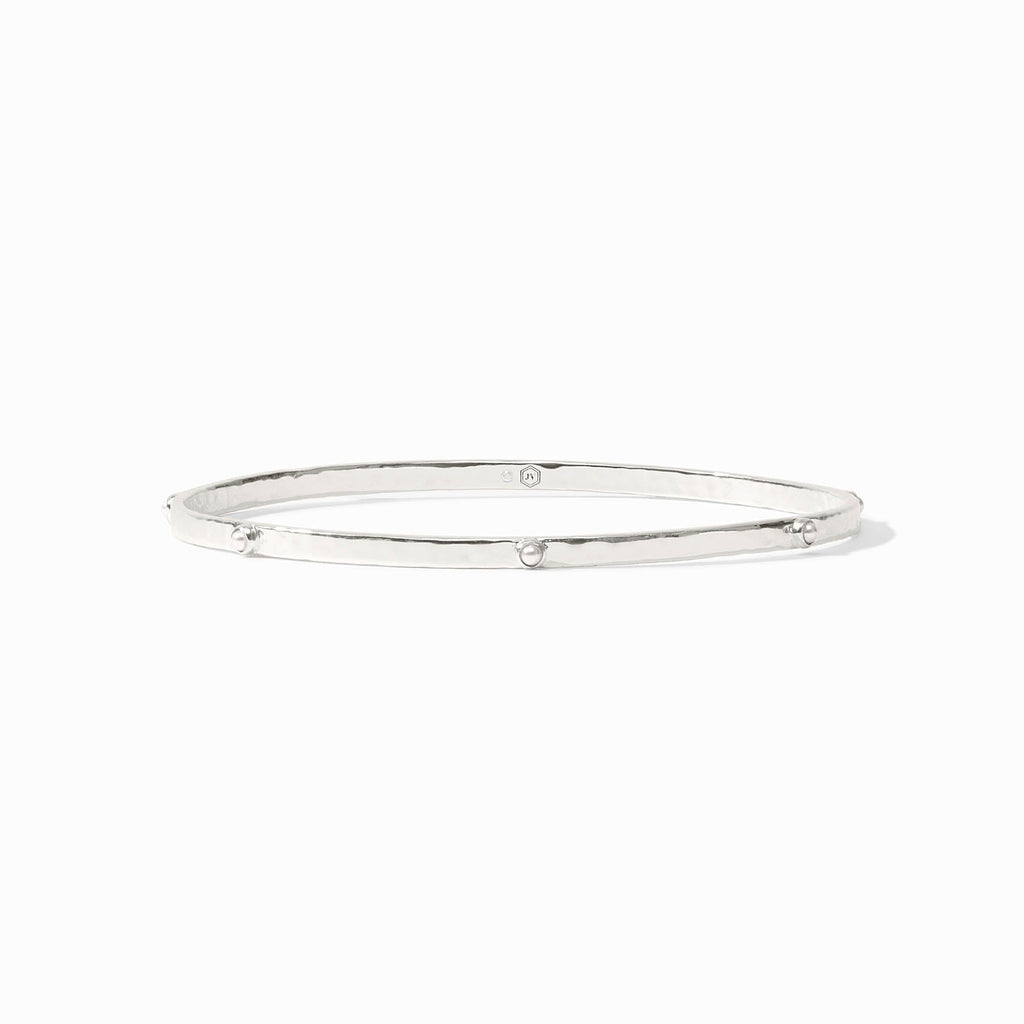 Julie Vos Crescent Stone Bangle