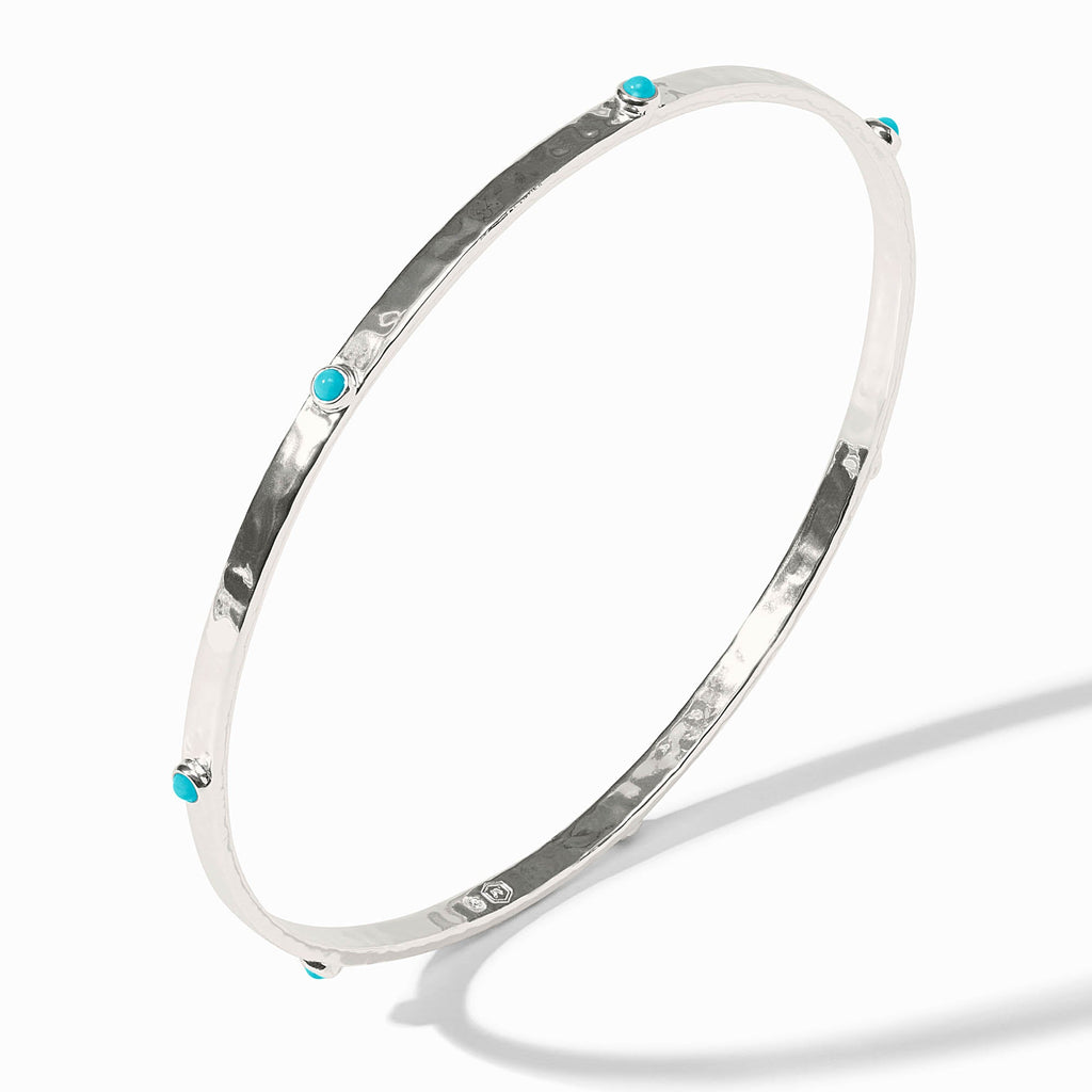 Julie Vos Crescent Stone Bangle